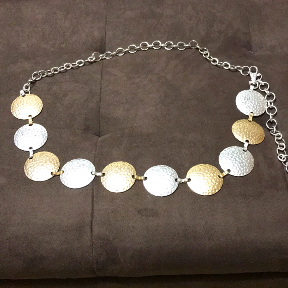 Gold and silver belt